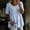 #0410-Blue, variant on Women's 2026 Summer Peplum Tops Oversized Blouse Casual Short Sleeve Crew Neck Ruffle Tunic T Shirts
