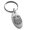 Silver, variant on Stainless Steel Dragon Knot Skuld's Net Viking Rune Engraved Small Oval Charm Keychain Keyring