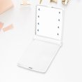 thumbnail image 4 of Homerr LED Makeup Mirror Portable Vanity Mirror Pocket Size Handheld Folding Lighted Travel Makeup Mirror with 1X Magnification Double sided Rectangle Purse Mirror Portable and Practical, 4 of 7
