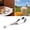 A, variant on 1PC 5.5" Stainless Steel Soup Spoons, Mirror Polished Long Handle Ramen Spoons for Bouillon Dessert Cereal Wonton Thai Miso Udon