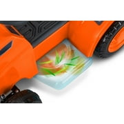 Mow & Go Lawn Mower Toy, 6-Volt Ride-On Toy by Kid Trax, ages 18 - 30 months, orange