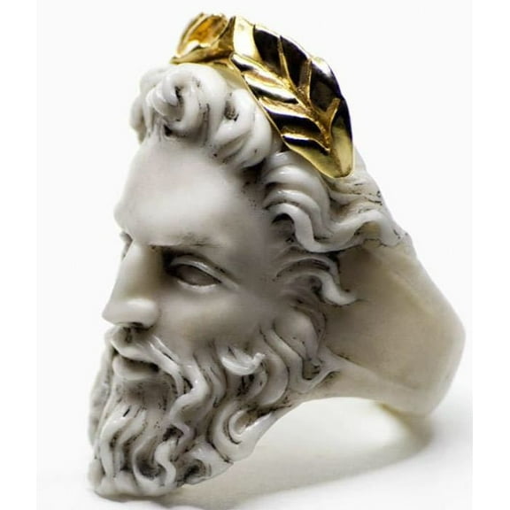 Exaggerated Old Head Shape Casting Jesus Ring