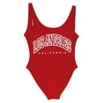 thumbnail image 5 of MDUKONU Women's Plus Size Tankini Swimsuit Ruched Swimsuit Red S, 5 of 5