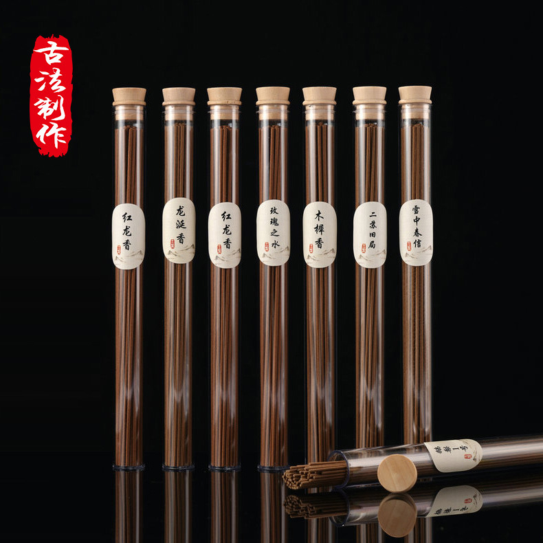 Mictong Handmade Incense Thread, 8.27 inches long, long burning incense for indoor and outdoor use, suitable for daily relaxation, 1 piece, Jade Sandalwood