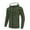 54 Army Green, variant on guisaled Zip Up Hoodie Men Casual Waffle Lightweight Fitted Full Zip Hooded Sweatshirts Drawstring Patchwork Cardigan Jackets