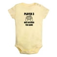 thumbnail image 5 of iDzn Pack of 2, Player 3 Has Entered The Game & And Baby Makes Three Pregnancy Announcement Rompers For Babies, Newborn Baby Unisex Bodysuits, Infant Jumpsuits, 0-24 Months Kids One-Piece Oufits, 5 of 5