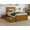 Light Toffee, variant on AFI Nantucket Twin XL Platform Bed with Matching Footboard & Storage Drawers, Light Toffee