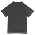 thumbnail image 6 of FORMRS Boys Rash Guard Short Sleeves Swim Shirt Quick Dry UPF 50+ Sun Protection, Sizes 3-12T, Orange Halloween Cat, 6 of 6