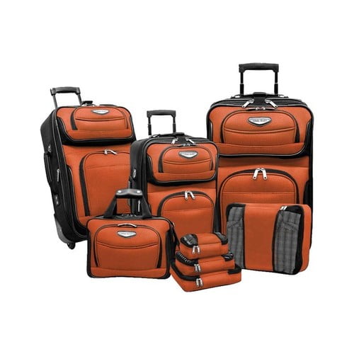 travelers choice 5 piece luggage set