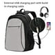 thumbnail image 2 of Balery Gary Mochila con carga USB para hombre y mujer - Mochila impermeable y antirrobo para laptop con puerto USB para viajes, trabajo, 2 of 7
