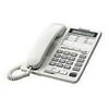 Panasonic KX-TS27W - Corded phone - 3-way call capability - 2-line operation - white