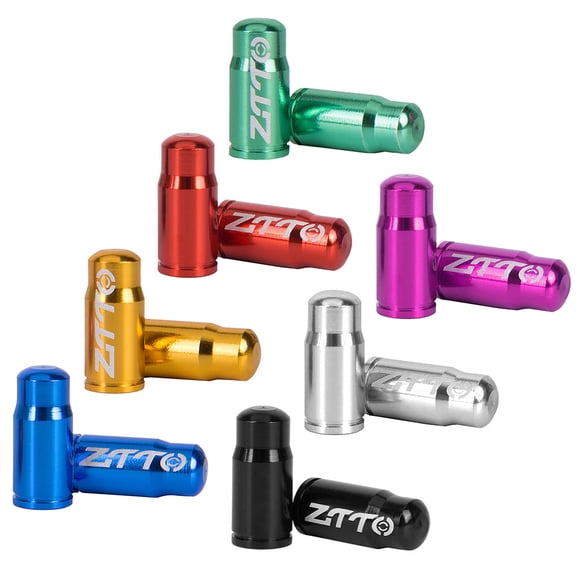 ZTTO 14pcs Bicycle Tire Valve Caps Ultralight Aluminum Mountain Road Bike Valve Cap for Presta Tire Valve Protector Dust Covers