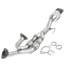 TINVHY Direct-Fit Catalytic Converter With Flex Pipe For Nissan Maxima (2004-2006) & Quest (2004-2009) 3.5L - Rear, OBD3 Standard