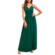 thumbnail image 1 of Vestido de Verano para Mujer, con Estampado Floral, Tirantes Finos, Informal, Bohemio, con Abertura para Playa, y Fluido. Verde XL, 1 of 5