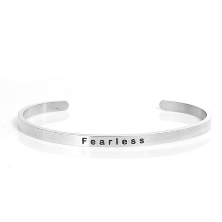 Ivory Cuff Bangle - Sexy Sparkles Stainless Steel