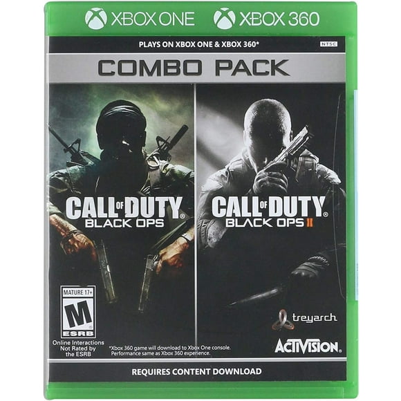 Combo Call of Duty Black Ops 1 y 2 Xbox One y 360 Activision