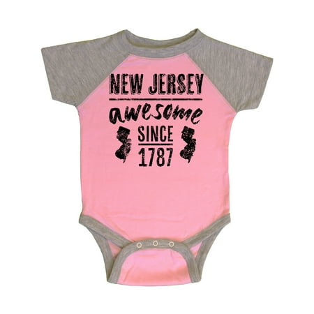 

Inktastic New Jersey Awesome Since 1787 Gift Baby Boy or Baby Girl Bodysuit
