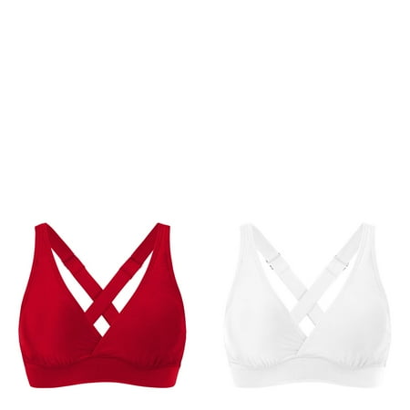 Wijhcboe 2 Pack Women Teen Swimsuit Girls Elastic Swimwear Tops Underwire Galaxy Skirts for Women Full Coverage Bikini Top Push Up Swim Crop Top Tie Back Bathing Suit Womens Swimming Shorts Set Wome
