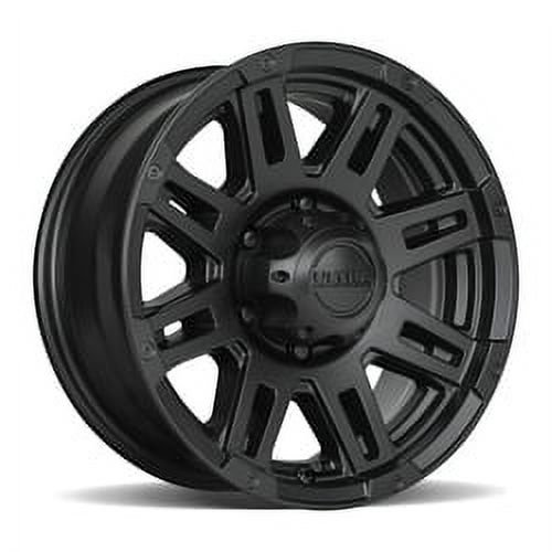 15x6 Ultra 226SB Machine Trailer Satin Black Wheel 6x5.5 (0mm)
