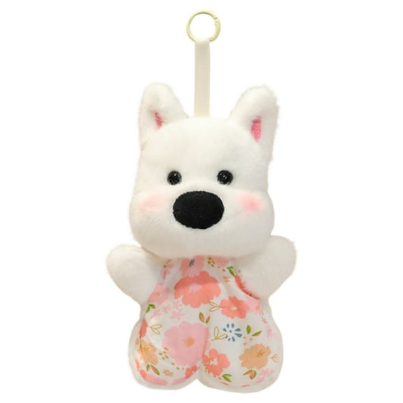Plush Bean Bag Puppy Toy 6.3 Inch Cute Sensory Toy for Backpack Keychain Car Home Office Decor Cute Soft Plushie Ornament