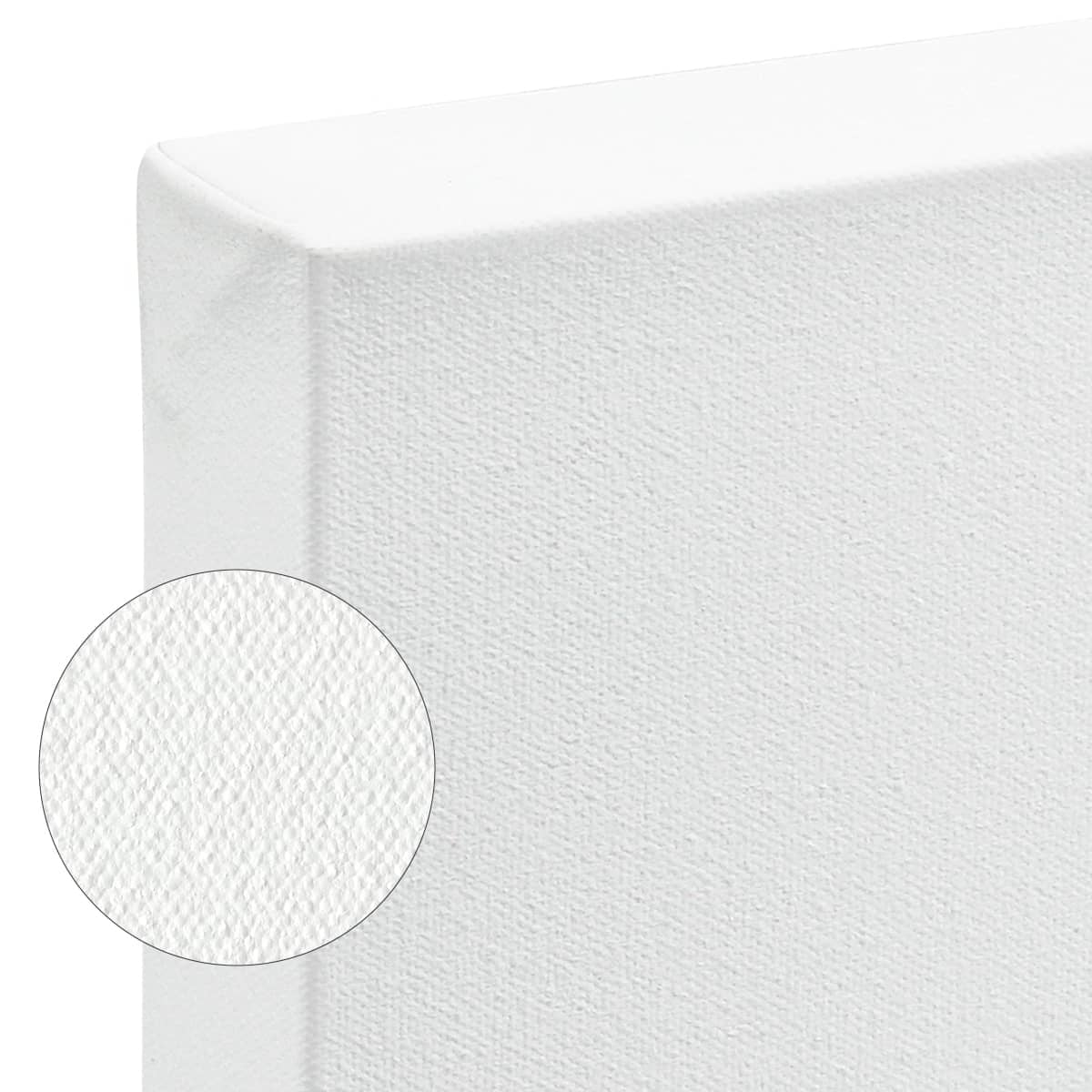 SoHo Urban Artist, 16x20" Heavyweight Stretched Cotton Canvas for Painting - 1.5" Deep- 3 Pack, Triple Primed, 100% Cotton Canvas, Archival, Universal Primed for Oil, Acrylic, Alkyd, Mixed Media