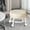 White, variant on YOTQUSKI Low Rolling Stool, Low Stools for Sitting, Ergonomic Faux Leather with 360° Swivel for Home, Sewing, Shoe Changing