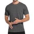thumbnail image 3 of GENTS BLISS Crew Neck Men T shirts Short Sleeve Shirts for Men Contrast Lines Casual Men Shirts, 3 of 7