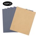 thumbnail image 1 of Accesorio para carpintería, 100 piezas de papel de lija Accesorio para carpintería Papel de lija Papel de lija Resistente y resistente, 1 of 8