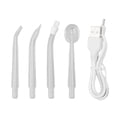 thumbnail image 2 of Electric Water Flosser, Odor Eliminator, Waterproof, Cordless, Portable, with 4 Nozzles, Pink, 2 of 4