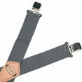 thumbnail image 7 of Work Suspenders Adjustable Elastic Braces Big and TallMen's Solid Suspender With X-Back 4 Heavy Duty Clips, 7 of 7