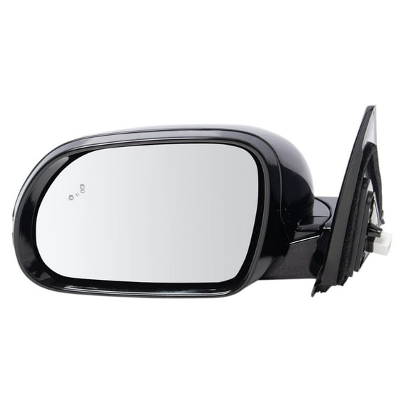 TRQ Side View Mirror Power Heated Blind Spot Texture Base LH Side for Kia Soul MRA09969