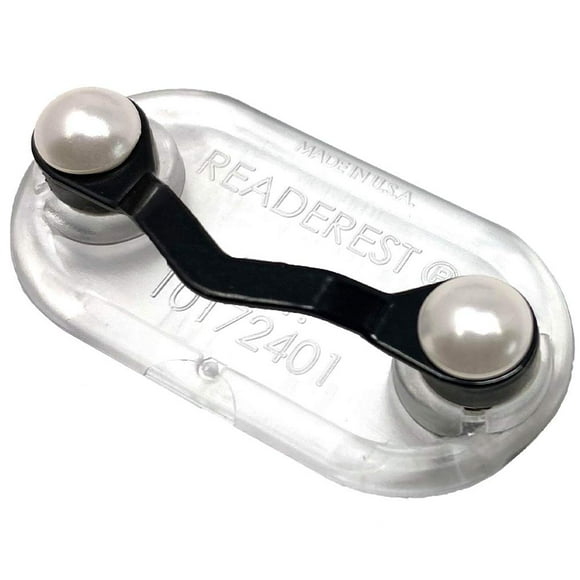 Soporte Magnético para Gafas Readerest para Lentes de Lectura Negro + Perlas