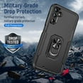 thumbnail image 4 of for Samsung Galaxy A14 5G Case with Kickstand Ring Rugged Protective Military Grade Shockproof Case for Galaxy A14 5G Phone Case (Black), 4 of 18