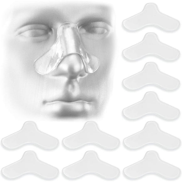 nipocaio 10 Pack CPAP Mask Nose Pads - CPAP Nose Pads - CPAP Supplies for CPAP Machine - Sleep Apnea Mask Comfort Cushion - Custom Design and Can be Cut to Size - CPAP Cushions for Most Masks
