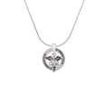 thumbnail image 2 of Delight Jewelry Silvertone Caduceus - CNS Gymnastics Ring Charm Necklace, 18", 2 of 4