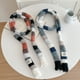 thumbnail image 2 of Guardurnaity Bufanda suave a rayas estilo Y2K, tejida en fibra acrílica, para la mujer moderna y fashionista, bufanda delgada para mujer, bufanda Accesorios de disfraces tipo+5 190 x 10 cm, 2 of 6