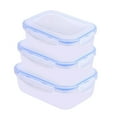 thumbnail image 1 of POINTERTECK Récipient de Stockage Alimentaire avec Couvercles Boîte à Lunch Rectangulaire en Plastique Boîte à Repas de Cuisine Empilable Récipient de Stockage Alimentaire, 1 of 9