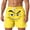 30-Blue, variant on Mens Swim Trunks Cute 3d Cartoon Face Lightweight Beach Board Shorts Elastic Waist Mens Bathing Suit Beach Swimming Pool Swimwear