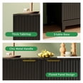 thumbnail image 4 of VERDALAY Aparador de madera, armario buffet, patas elevadas, armario para cubiertos, armario de almacenamiento con doble puerta, organizador, armario para cafetera, para cocina o dormitori, 4 of 12