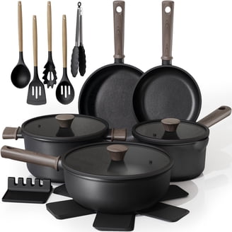 Korkmaz Nora 8 Piece Stainless Steel Casserole Cookware Set