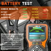 Ancel As200 Pro 2 في 1 Obd2 الماسح الضوئي + اختبار البطارية، فحص قارئ رمز المحرك أدوات تشخيص السيارات، تعزيز Obd Ii رمز القارئ 12 V بطارية السيارات اختبار الحمل