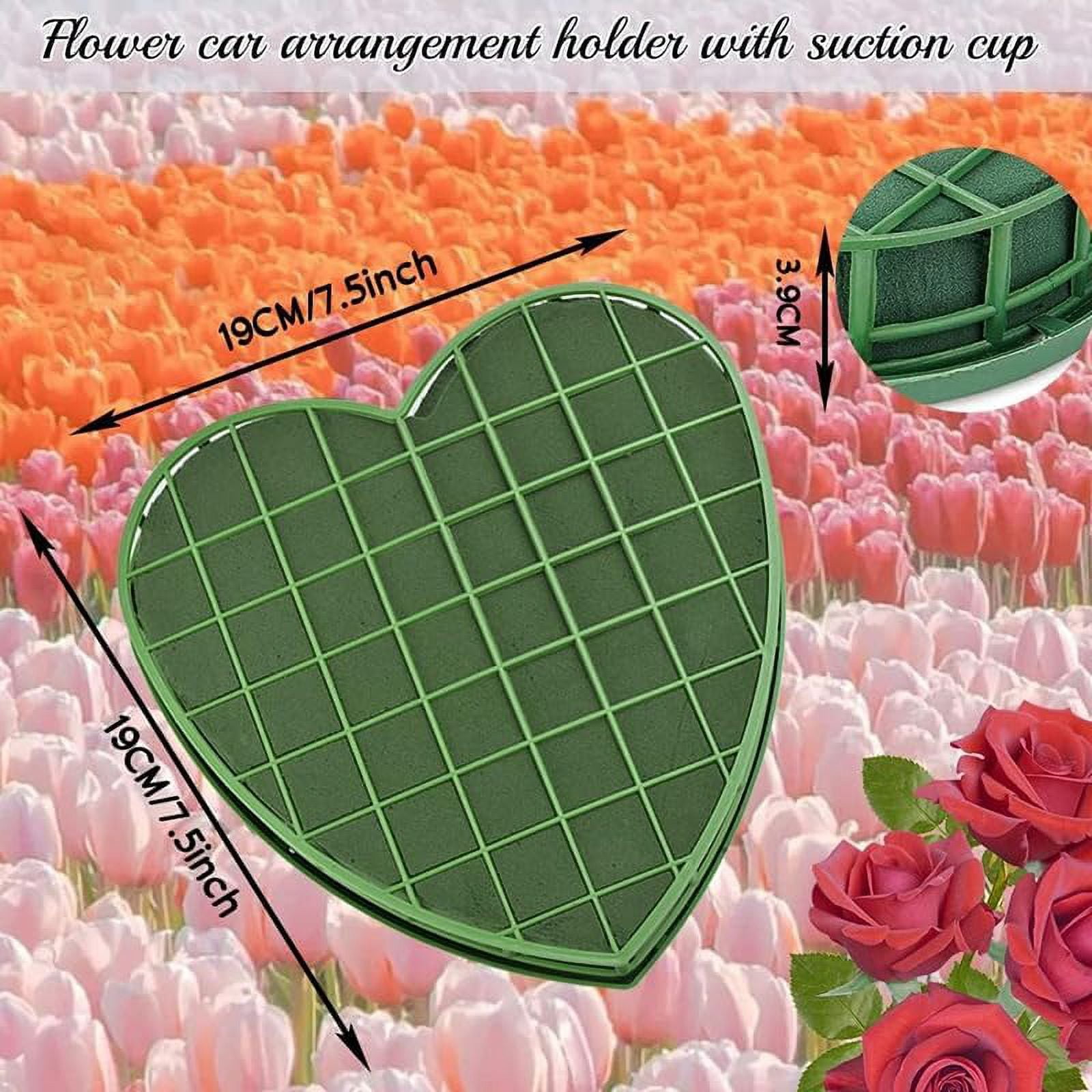 NANAHuang 6 Pack Floral Foam Blocks for Fresh and Artificial Flowers Arrangements Grey Styrofoam Block for Wedding Aisle Flowers Party Decoration Craft (grey-6pack)