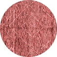 thumbnail image 1 of Ahgly Company Machine Washable Indoor Round Solid Red Modern Area Rugs, 8' Round, 1 of 4
