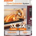 thumbnail image 2 of Horno tostador con freidora de aire Nuwave Bravo Pro 21QT 1800W, 2 of 7