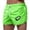 Green, variant on MuXiKeJi Clothes Cute 3D Smile Face Mens Swim Trunks Casual Drawstring Summer Beach Shorts with Pockets Trendy Vacation Beach Wear