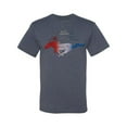 thumbnail image 2 of Wild Bobby, Classic Ford Mustang Car Logo, Cars and Trucks, Men's Graphic T-Shirt, Vintage Heather Blue, Medium, 2 of 3