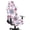Pastel Floral Print, variant on HELLHERO Tie-Dye Firework Pattern Scratch Resistant Fit Gaming Chair Cover with Armrest Covers for Office Game, Stretch Non Slip 4 Pack Gaming Chair Covers with Armchair Slipcover