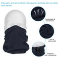 thumbnail image 4 of Unique Bargains Winter Neck Warmer, 2 Pack Drawstring Warm Face Scarf Windproof Neck Gaiter, Navy Blue, 4 of 7