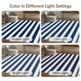 thumbnail image 7 of ODIKA 8'x10' Washable Area Rug Door Nautical Layered Border Front Doormat Stripe Welcome Striped Refined for King Size Bedroom Under Bed, Master Suite, Non-Shedding, Easy Care, 7 of 7