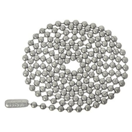 Pendant 30 Inch Ball Chain - Stainless Steel Ball Chain 30 Inches 3.2mm Heavy Duty Necklace for Pendants and Military Dog Tags